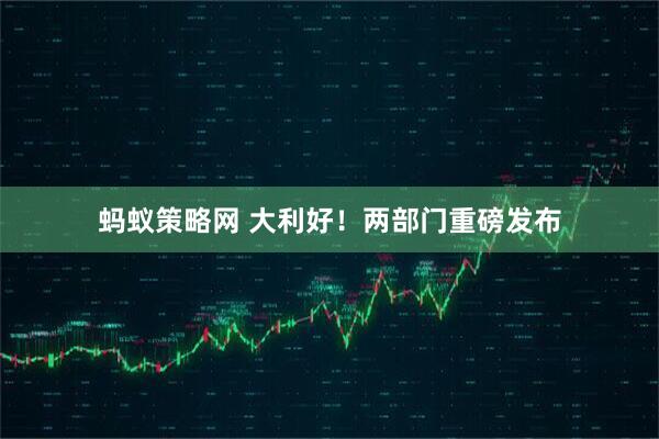 蚂蚁策略网 大利好！两部门重磅发布
